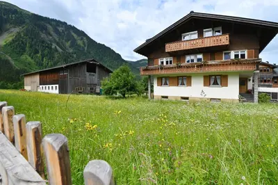 Naturlandschaft in der Nähe des Bauernhofs