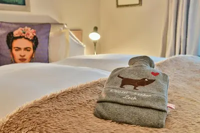 Ein Bett oder Betten in einem Zimmer der Unterkunft Chalet Kerber