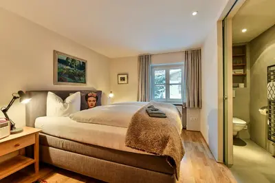 Ein Bett oder Betten in einem Zimmer der Unterkunft Chalet Kerber