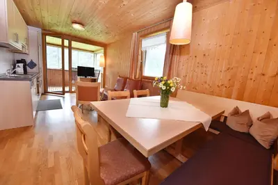 Küche/Küchenzeile in der Unterkunft Panoramahof Eggele