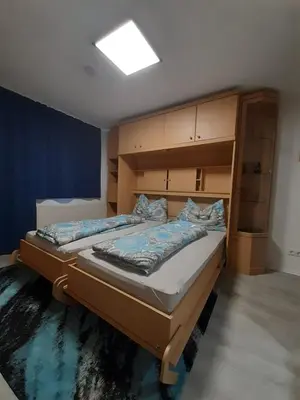 Ein Bett oder Betten in einem Zimmer der Unterkunft Familie Ohneberg
