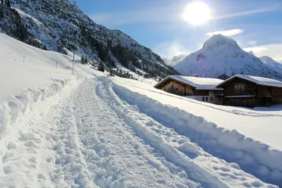Chalet Schneekristall im Winter