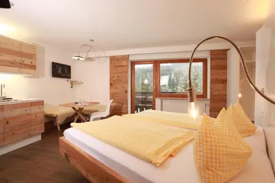 Ein Bett oder Betten in einem Zimmer der Unterkunft Landhaus Bromm