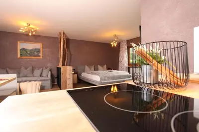 Ein Bett oder Betten in einem Zimmer der Unterkunft Landhaus Bromm