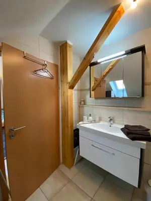 Ein Badezimmer in der Unterkunft Haus Stegmeir