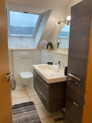 Ein Badezimmer in der Unterkunft Haus Stegmeir