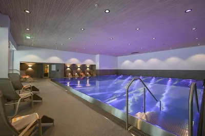 Der Swimmingpool an oder in der Nähe von Aparthotel Kleinwalsertal