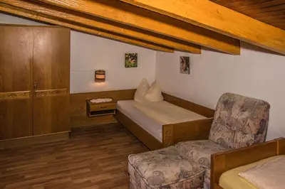 Ein Sitzbereich in der Unterkunft Haus Saroja