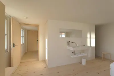Ein Badezimmer in der Unterkunft BAR10ZIMMER