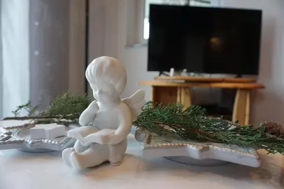 TV/Unterhaltungsangebot in der Unterkunft Ferienwohnung Bergblick