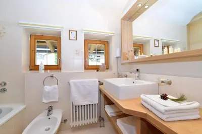 Ein Badezimmer in der Unterkunft Hotel Jagdhof