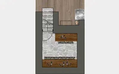 Grundriss der Unterkunft Chalet Berghaus Bartholomäberg