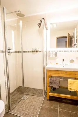 Ein Badezimmer in der Unterkunft Villa Valluga