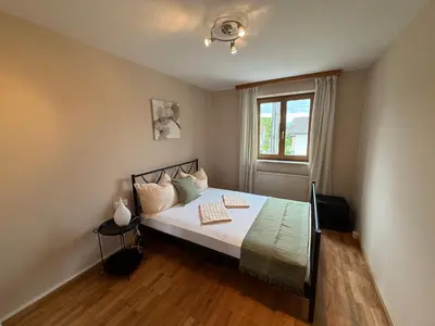 Ein Bett oder Betten in einem Zimmer der Unterkunft Gasthof Meindl - Self-Check-In mit 24h Telefon Support