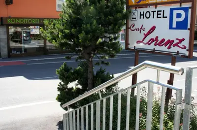 Ein Zertifikat, Auszeichnung, Logo oder anderes Dokument, das in der Unterkunft Hotel Cafe Lorenz ausgestellt ist