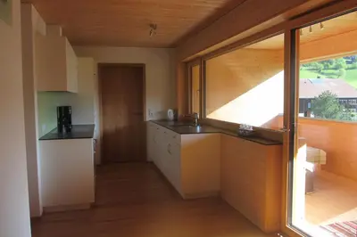 Küche/Küchenzeile in der Unterkunft Ferienwohnung Greber Regina