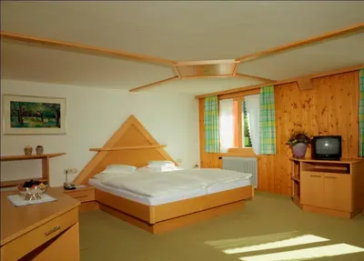 Ein Bett oder Betten in einem Zimmer der Unterkunft Gasthof Taube
