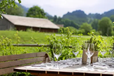 Naturlandschaft in der Nähe der Pension