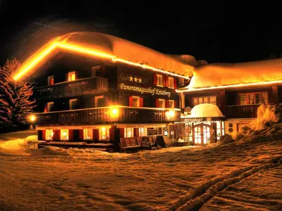 Das Gebäude in dem sich die Pension befindet
