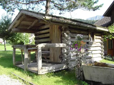 Ein Garten an der Unterkunft Appartements am Stein