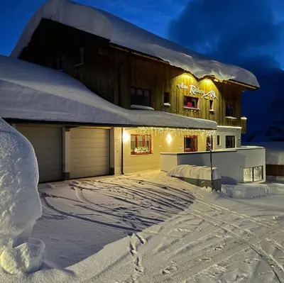Haus Rothorn im Winter