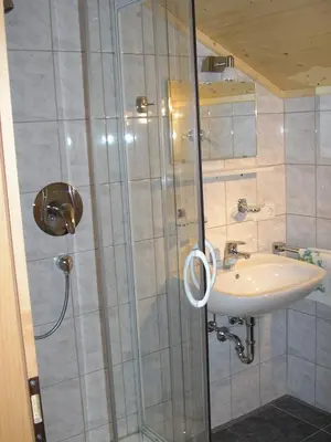 Ein Badezimmer in der Unterkunft Appartement Bischof