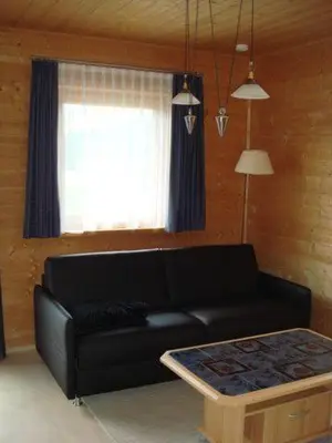 Ein Sitzbereich in der Unterkunft Haus Schneeflocke
