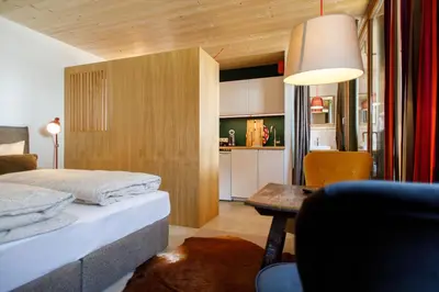 Ein Bett oder Betten in einem Zimmer der Unterkunft Lenai & Linai Apartments