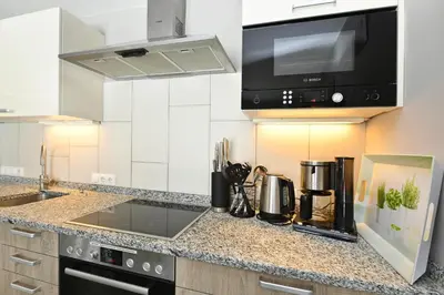 Küche/Küchenzeile in der Unterkunft Ferienhaus Silber