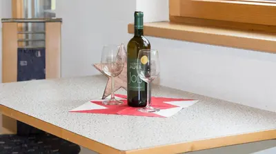Getränke in der Unterkunft Appartements Madlener