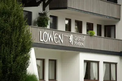 Das Gebäude in dem sich die Pension befindet
