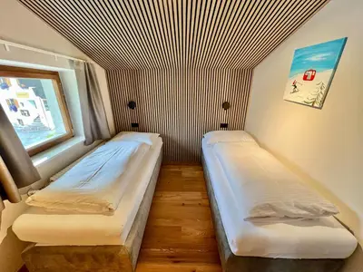 Ein Bett oder Betten in einem Zimmer der Unterkunft Haus Schrofenstein