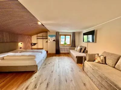Ein Bett oder Betten in einem Zimmer der Unterkunft Haus Schrofenstein
