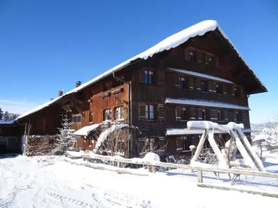 Bauernhof Schneider im Winter