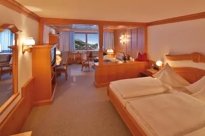 Ein Bett oder Betten in einem Zimmer der Unterkunft Hotel Omesberg