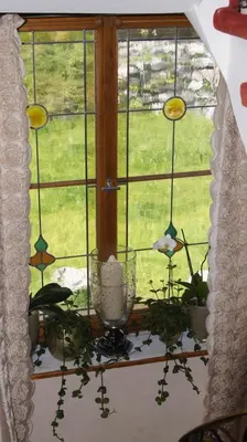 Ein Garten an der Unterkunft Pension Hartenfels