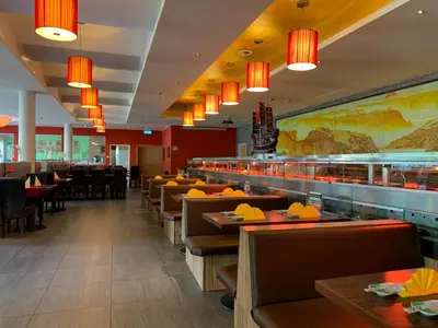 Ein Restaurant oder anderes Speiselokal in der Unterkunft Da Yang