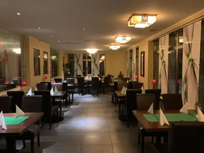 Ein Restaurant oder anderes Speiselokal in der Unterkunft Da Yang