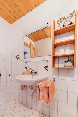 Ein Badezimmer in der Unterkunft Haus Netzer