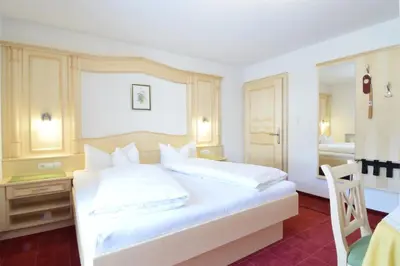 Ein Bett oder Betten in einem Zimmer der Unterkunft Haus Jehle