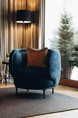 Ein Sitzbereich in der Unterkunft Appart Hotel Knappaboda