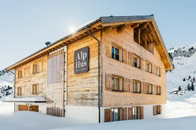 Das Gebäude in dem sich die Ferienwohnung befindet