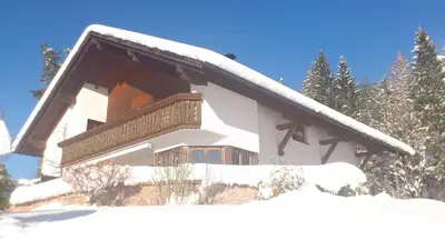 Appartment Gertrud Flatz im Winter