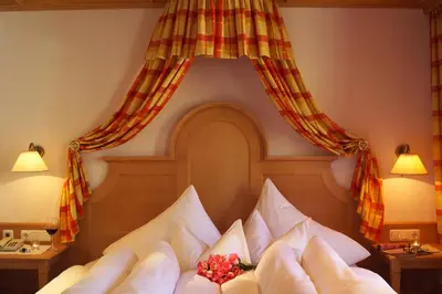 Ein Bett oder Betten in einem Zimmer der Unterkunft Das Schiff in den Bergen
