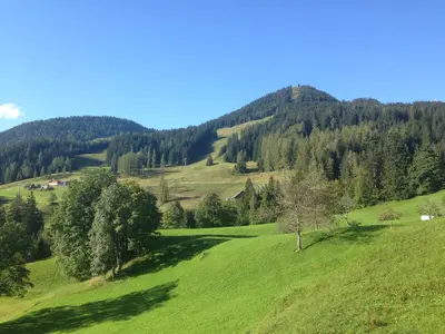 Naturlandschaft in der Nähe des Bauernhofs
