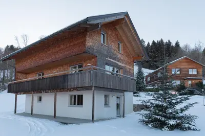 Ferienhaus Berghalde im Winter