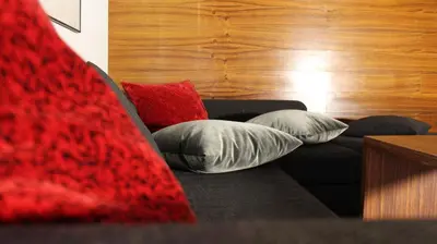 Ein Sitzbereich in der Unterkunft Appartement Maria