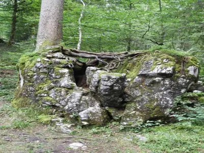 Naturlandschaft in der Nähe des Chalets