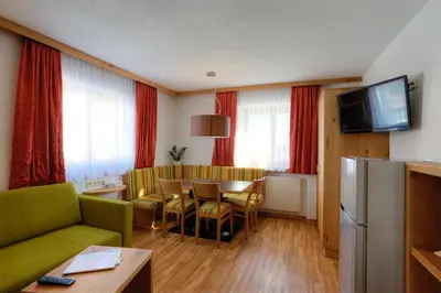 Ein Sitzbereich in der Unterkunft Haus Bickel
