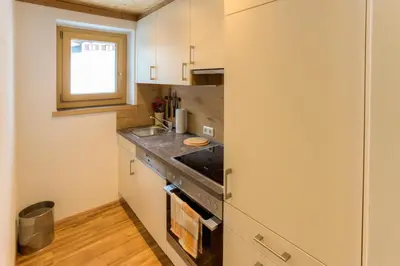 Küche/Küchenzeile in der Unterkunft Haus Bickel